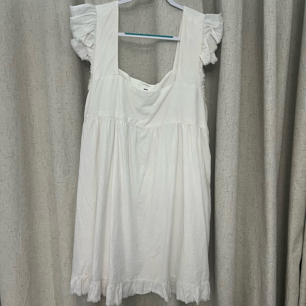 White summer dress xl
